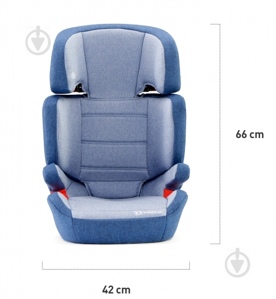 Автокрісло Kinderkraft Junior Fix синій blue 00-00158332 - фото 6