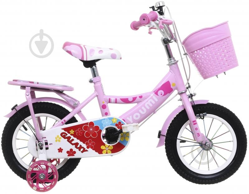 Велосипед дитячий MaxxPro kids 85% SKD рожевий 12"BICYCLE - фото 2