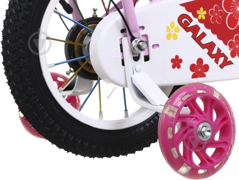 Велосипед дитячий MaxxPro kids 85% SKD рожевий 12"BICYCLE - фото 4