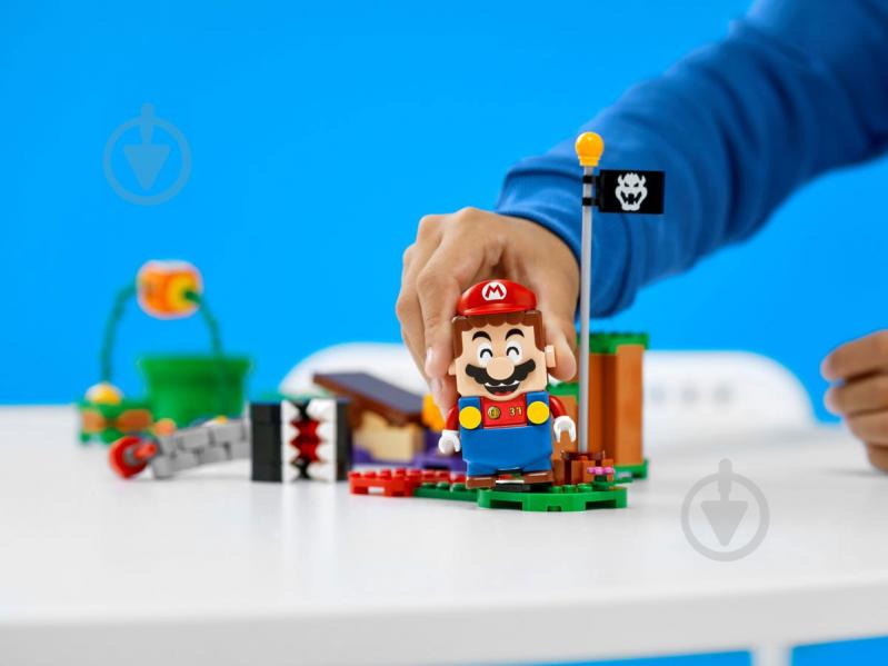 Конструктор LEGO Super Mario Дополнительный набор «Кусалкин на цепи — встреча в джунглях» 71381 - фото 22