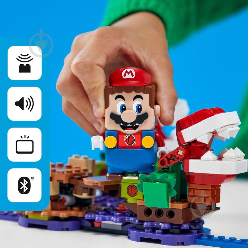 Конструктор LEGO Super Mario Головоломка с растением-пираньей 71382 - фото 7