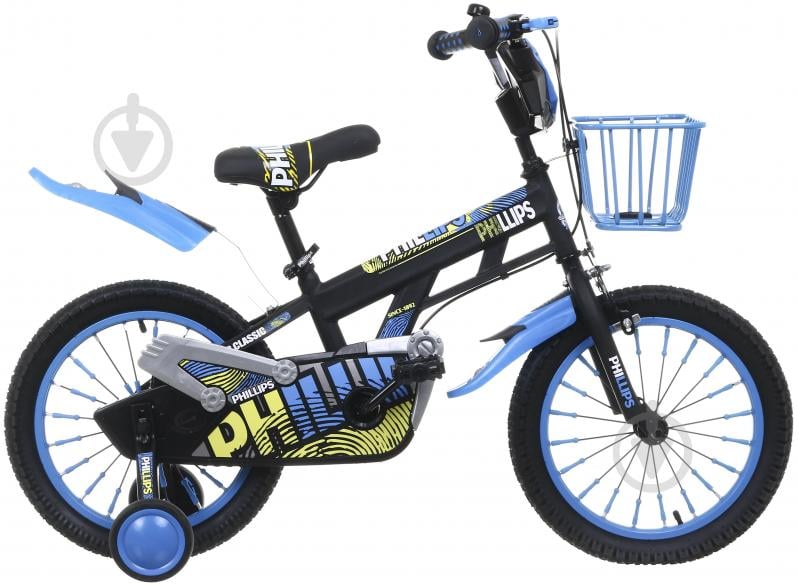 Велосипед дитячий MaxxPro kids 85% SKD чорний 16"BICYCLE - фото 2