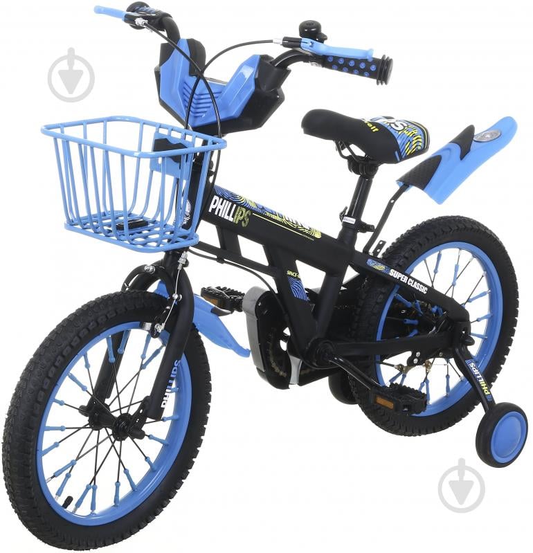 Велосипед дитячий MaxxPro kids 85% SKD чорний 16"BICYCLE - фото 1