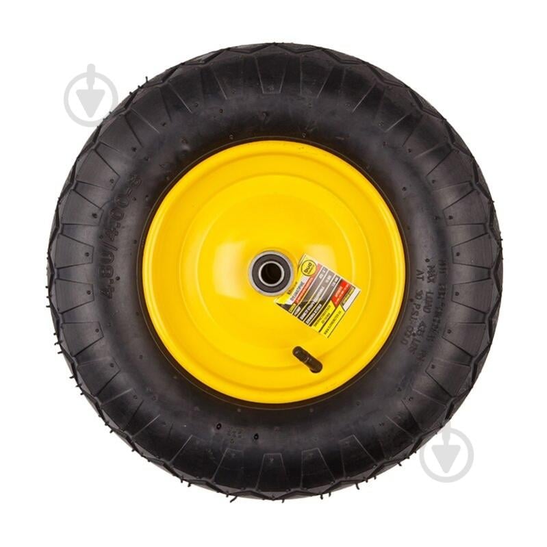 Колесо пневматическое Budmonster для тачки 4.00-8 (4.00x8) (01-040) 380 мм 56767 - фото 1