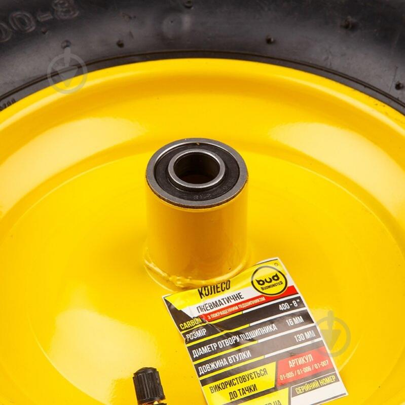 Колесо пневматическое Budmonster для тачки 4.00-8 (4.00x8) (01-040) 380 мм 56767 - фото 5