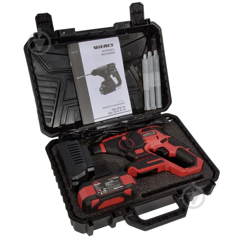 Перфоратор Vitals аккумуляторный ARa 1812c BL Kit - фото 9 Перфоратор Vitals аккумуляторный ARa 1812c BL Kit - фото 9