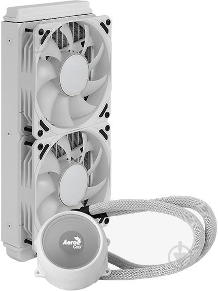 Система водного охлаждения AeroCool Mirage L240 WH (ACLA-MR24127.73) White - фото 4