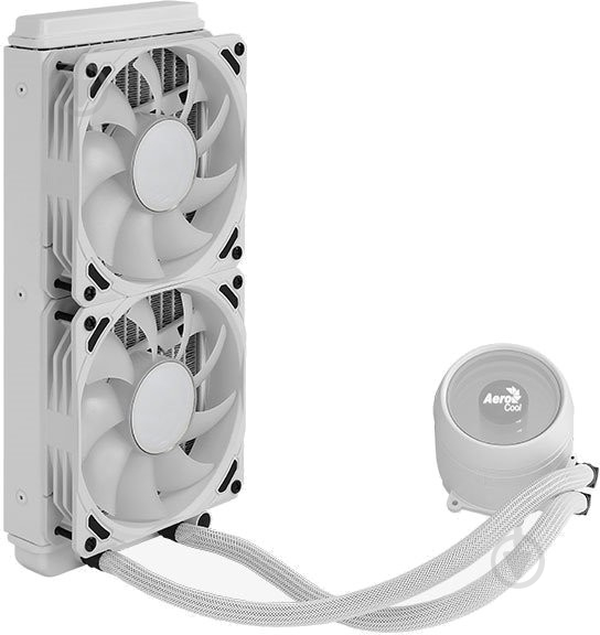 Система водного охлаждения AeroCool Mirage L240 WH (ACLA-MR24127.73) White - фото 5