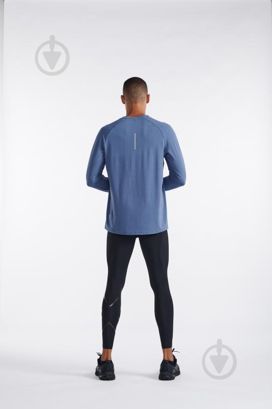 Футболка 2XU Ignition Base Layer L/S MR6827a_IND/SRF р.L синій - фото 2