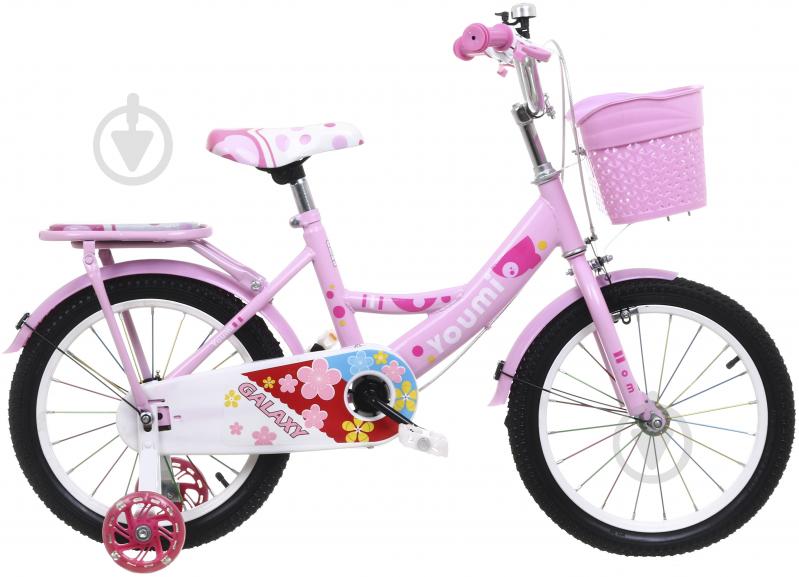 Велосипед дитячий MaxxPro kids 85% SKD рожевий 16"BICYCLE - фото 2