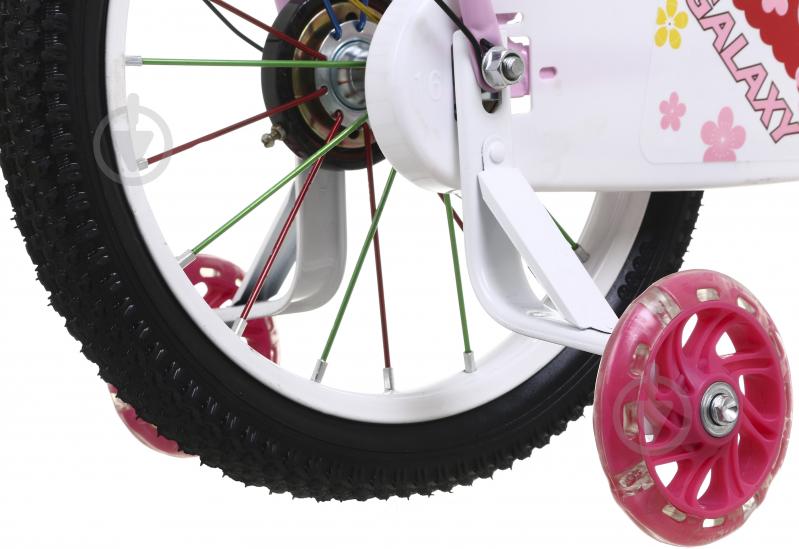 Велосипед дитячий MaxxPro kids 85% SKD рожевий 16"BICYCLE - фото 4