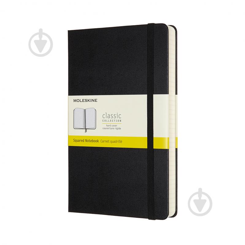 Блокнот для записей Classic Expanded средний клеточка черный Moleskine - фото 2