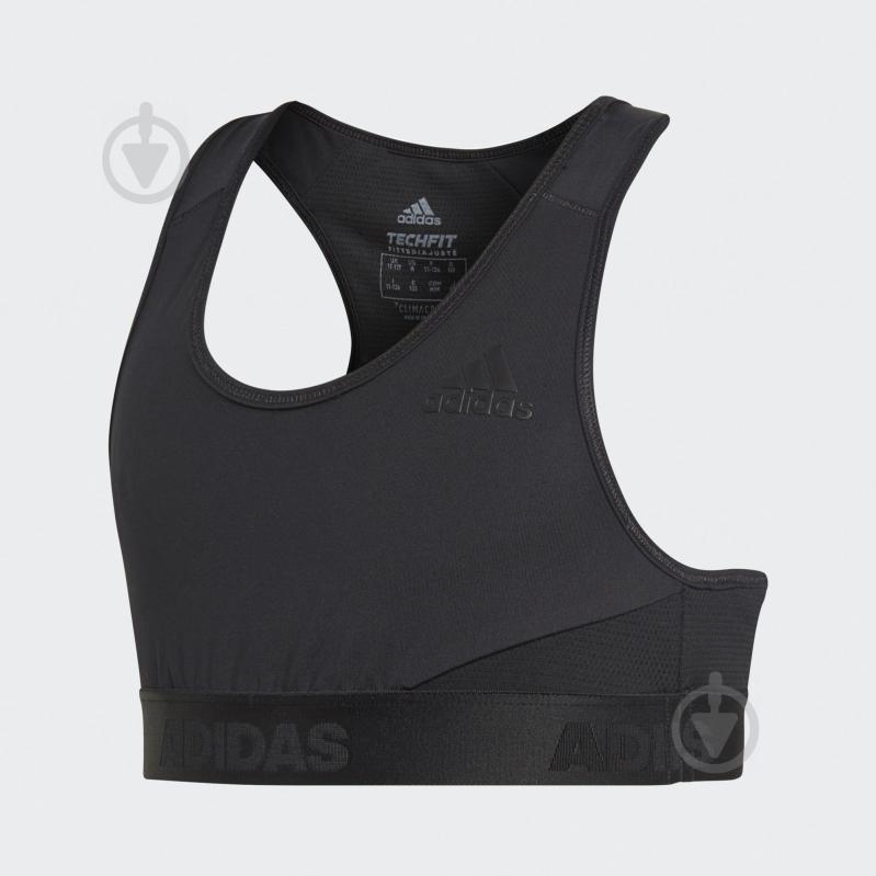 Бра Adidas YG ASK SPR BRA CF7204 черный - фото 1