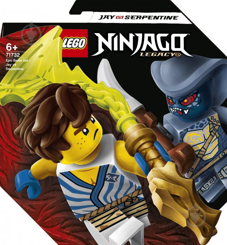 Конструктор LEGO NINJAGO Джей против змеевидные 71732 - фото 1