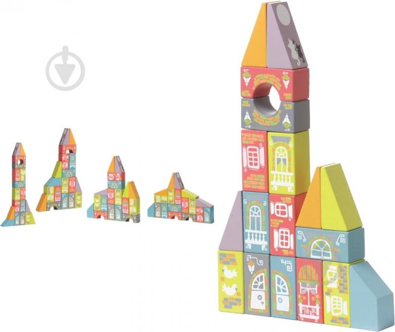 Конструктор деревянный Cubika Сказочный город LKM-2 - фото 2