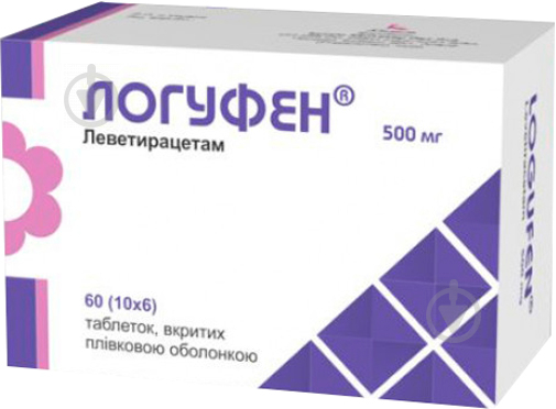 Логуфен в/плів. обол. по 500 мг №60 (10х6) таблетки - фото 1