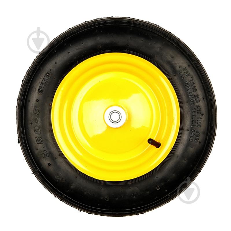 Колесо пневматическое Budmonster для тачки 3.5-8 (3.50x8) (01-012) 360 мм 7958 - фото 1 Колесо пневматическое Budmonster для тачки 3.5-8 (3.50x8) (01-012) 360 мм 7958 - фото 1