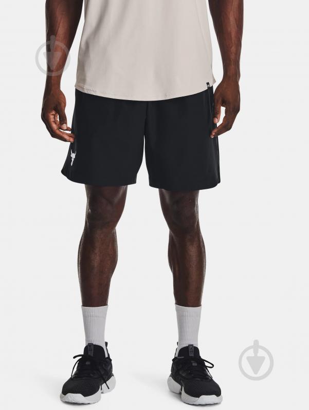Шорти Under Armour PJT ROCK WOVEN SHORTS 1377431-001 р. M чорний - фото 1