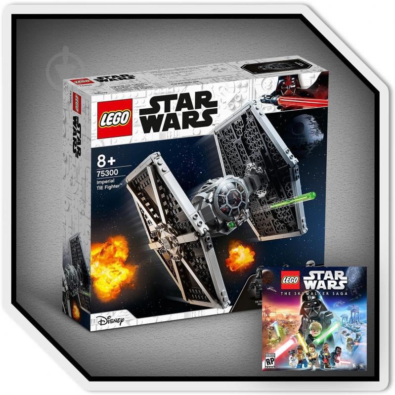 Конструктор LEGO Star Wars Імперський винищувач TIE 75300 - фото 4