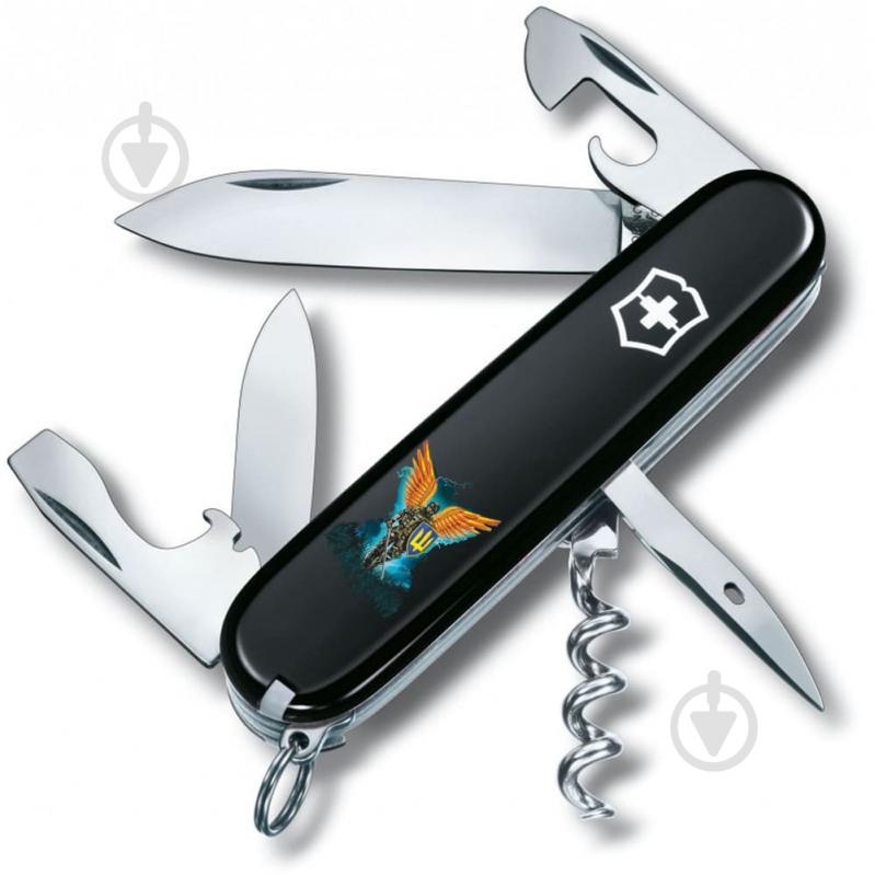 Нож швейцарский Victorinox SPARTAN UKRAINE Ангел ВСУ Vx13603.3_T1061u - фото 1