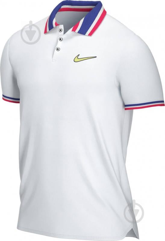 Поло Nike M NKCT SLAM POLO PS NT CI9158-100 р.L белый - фото 3