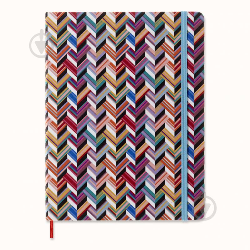 Блокнот для записей Missoni большой линейка канва Moleskine - фото 1