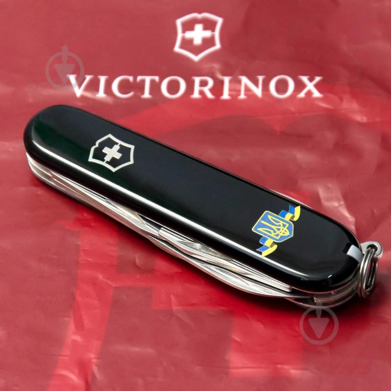 Нож складной Victorinox SPARTAN UKRAINE Герб Украины с лентой (12 инстр) Vx13603.3_T1010u - фото 7