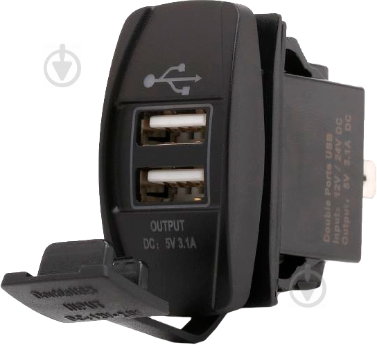 Автомобильное зарядное устройство CarCommerce 12/24V - 2 x USB 42557 - фото 2