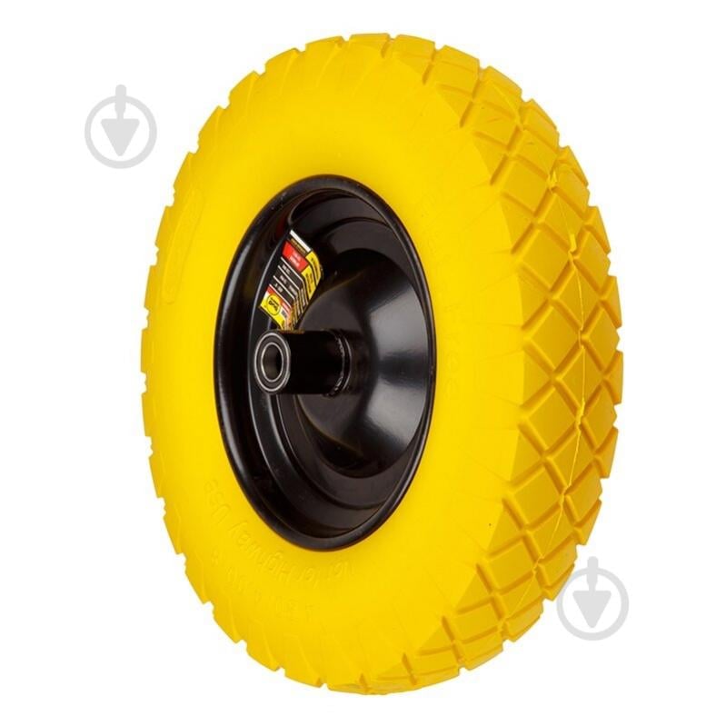 Колесо пенополиуретановое Budmonster бескамерное для тачки 4.00-8 (4.00x8) (01-058) 390 мм 84903 - фото 2 Колесо пенополиуретановое Budmonster бескамерное для тачки 4.00-8 (4.00x8) (01-058) 390 мм 84903 - фото 2