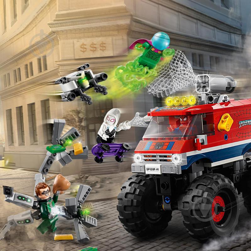 Конструктор LEGO Super Heroes Marvel Вантажівка-монстр Людини-Павука проти Містеріо 76174 - фото 9