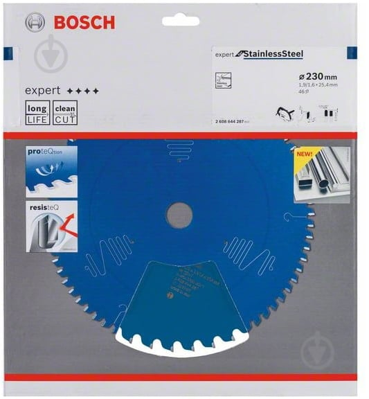 Пиляльний диск Bosch Expert for Stainless Steel 230x25,4x1,6 Z46 2608644287 - фото 2