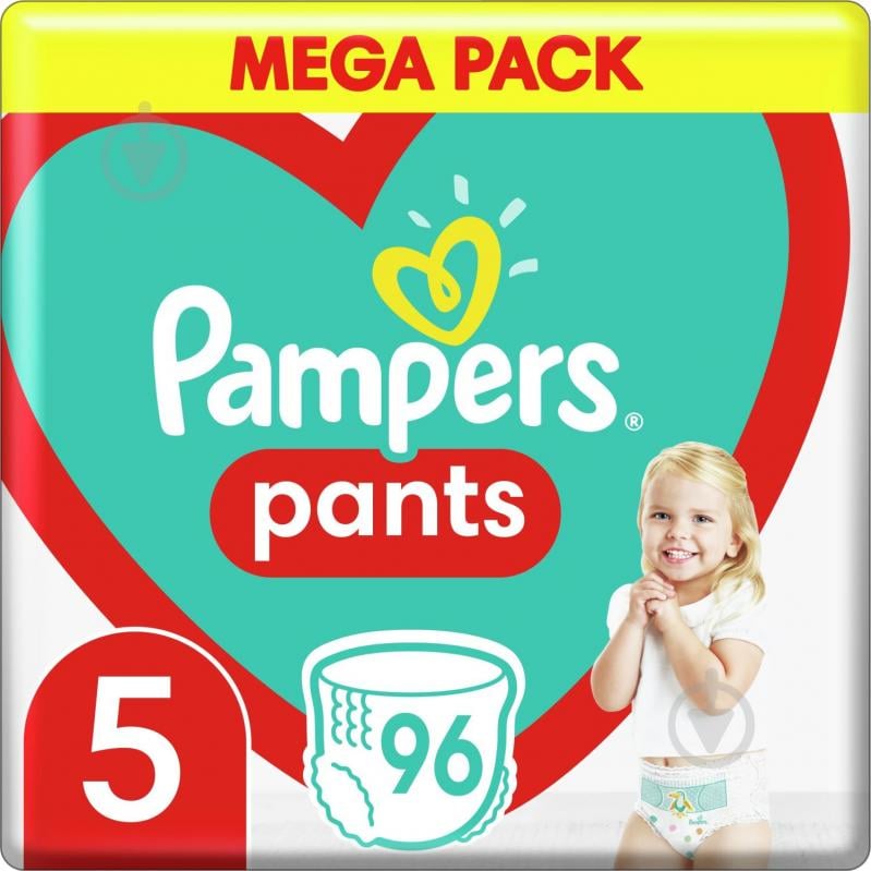 Підгузки-трусики Pampers 5 12-17 кг 96 шт. - фото 1