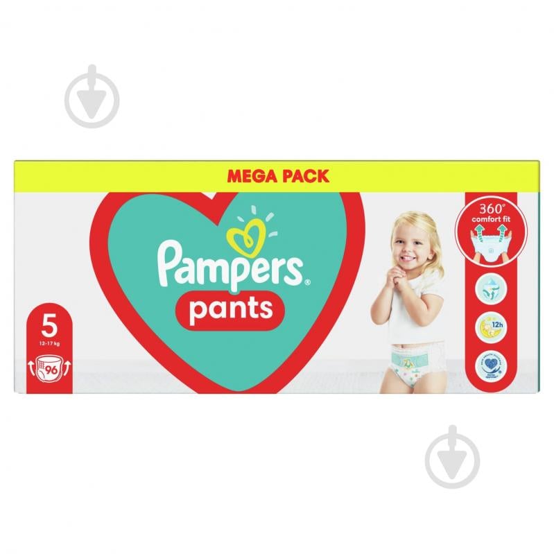 Підгузки-трусики Pampers 5 12-17 кг 96 шт. - фото 2