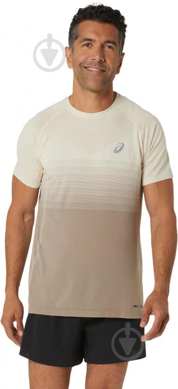 Футболка Asics SEAMLESS SS TOP 2011C398_250 р.M бежевый - фото 1