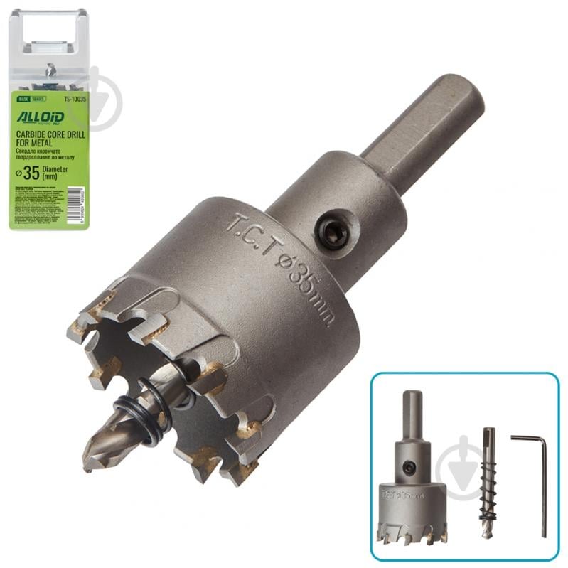 Свердло корончате Alloid 35 мм TS-10035 - фото 1 Свердло корончате Alloid 35 мм TS-10035 - фото 1