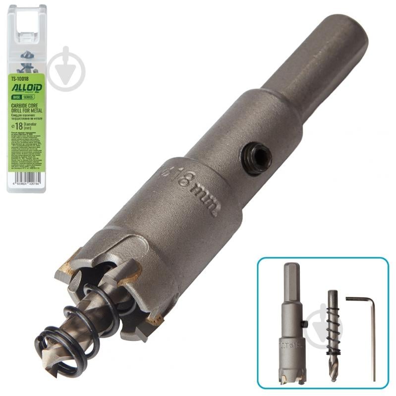 Свердло корончате Alloid 18 мм TS-10018 - фото 1