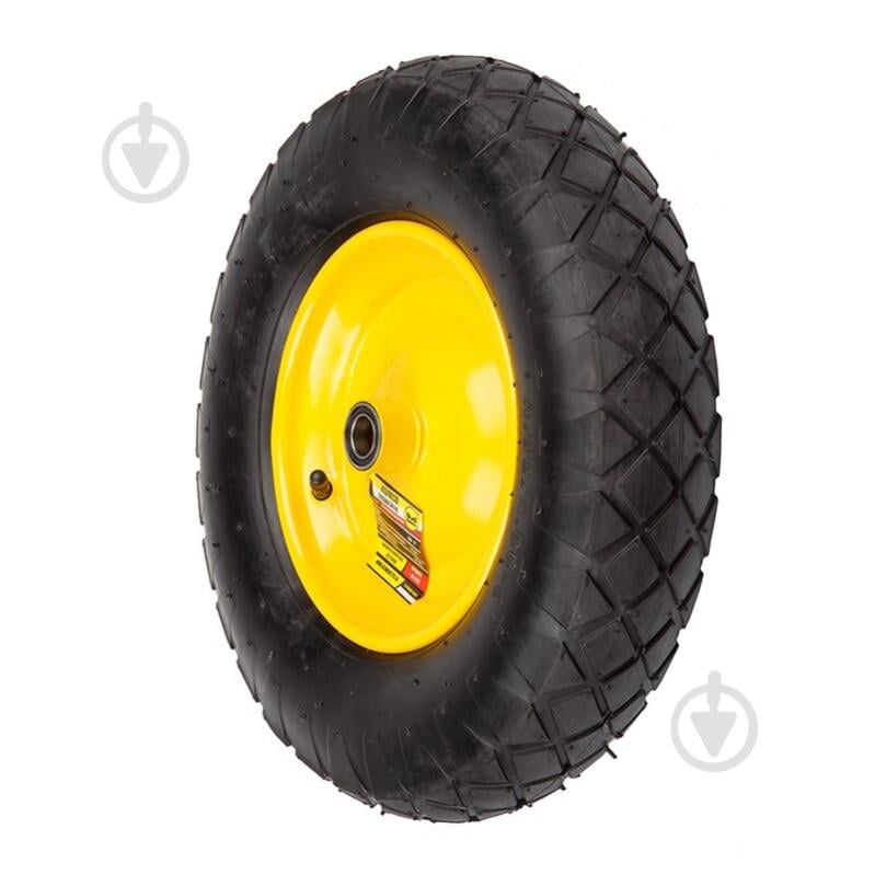 Колесо пневматическое Budmonster для тачки 4.00-8 (4.00x8) (01-049) 380 мм 57019 - фото 2