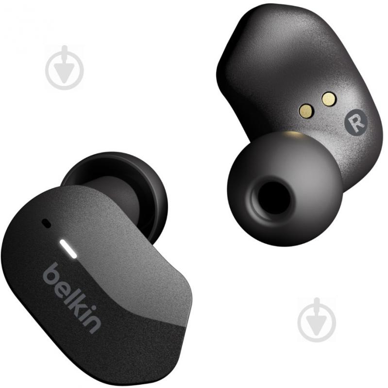 Навушники Belkin Soundform True Wireless Headphones black (AUC001BTBK) - фото 1