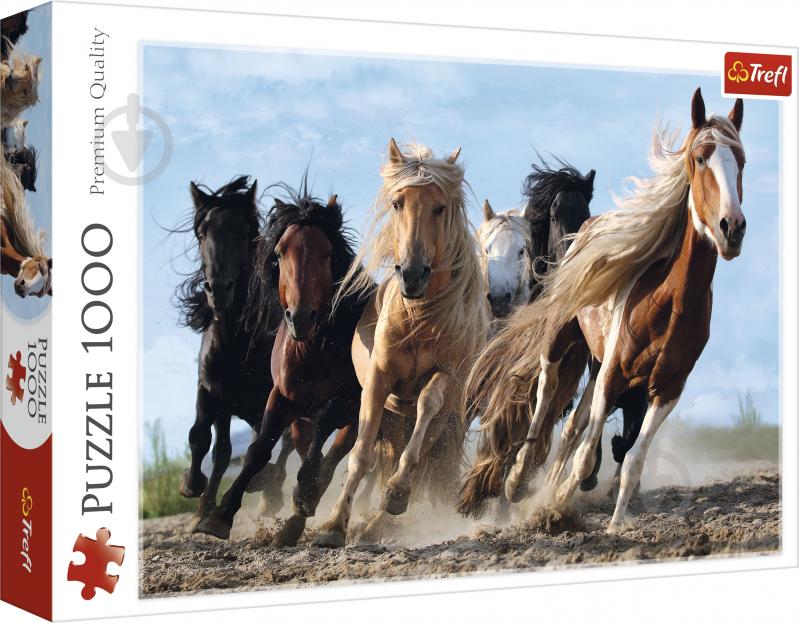 Пазл Trefl Скачут кони 10446 - фото 1