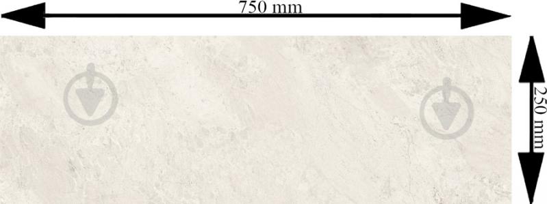 Плитка Ceramika Paradyz Supreme grys polysk 25x75 см - фото 2