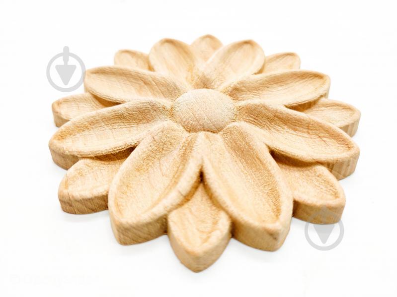 Декоративная панель деревянная розетка 4 шт, RZ.02.40 40х40x4 мм - фото 2 Декоративная панель деревянная розетка 4 шт, RZ.02.40 40х40x4 мм - фото 2