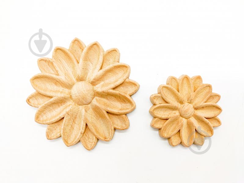 Декоративная панель деревянная розетка 4 шт, RZ.02.40 40х40x4 мм - фото 3 Декоративная панель деревянная розетка 4 шт, RZ.02.40 40х40x4 мм - фото 3