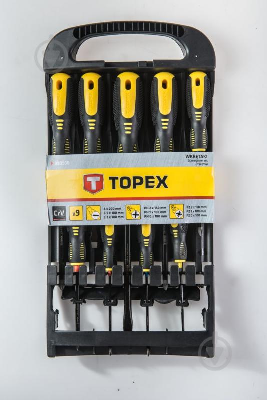 Набір викруток Topex 9 шт 39D930 - фото 2