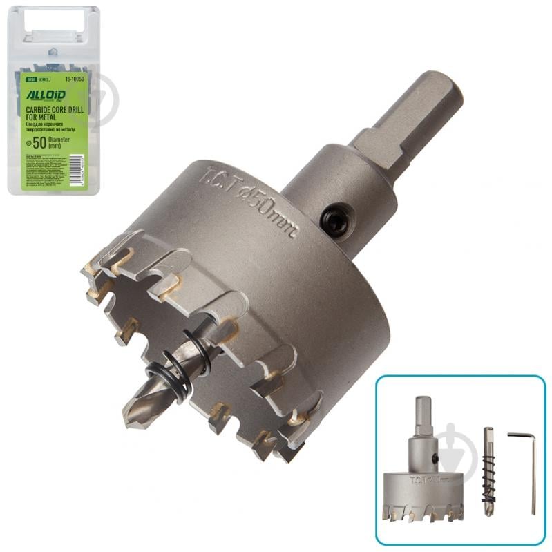 Свердло корончате Alloid 50 мм TS-10050 - фото 1 Свердло корончате Alloid 50 мм TS-10050 - фото 1