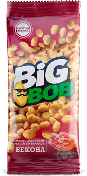 Арахіс Big Bob зі смаком бекону 70 г - фото 1