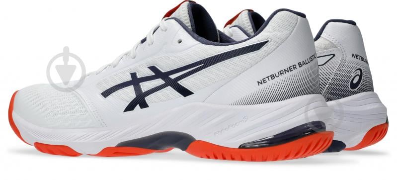 Кроссовки мужские Asics NETBURNER BALLISTIC FF 3 1051A073-105 р.45 белые - фото 5