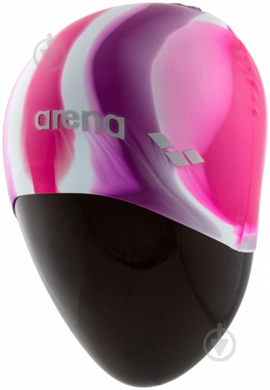 Шапочка для плавания Arena POP ART 91659-25 one size розовый с фиолетовым - фото 2