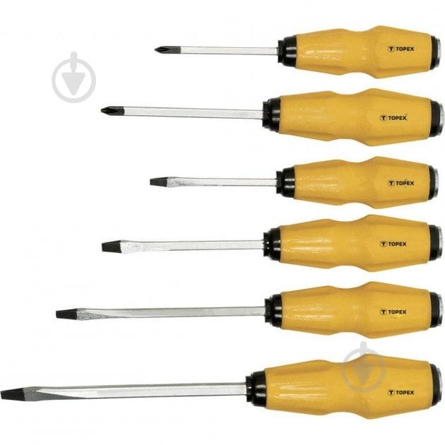 Набор отверток ударных Topex 39D504 - фото 1