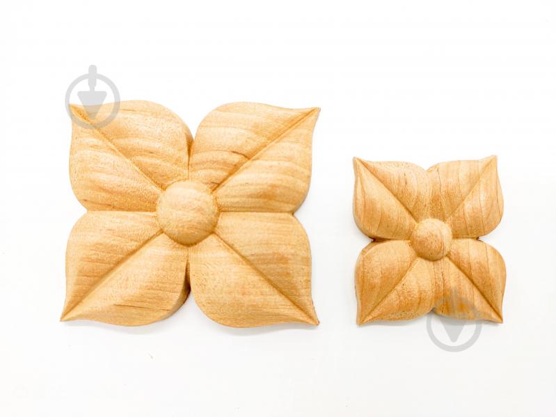 Декоративная панель деревянная розетка 1 шт, RZ.08.90 90х90x14 мм - фото 3 Декоративная панель деревянная розетка 1 шт, RZ.08.90 90х90x14 мм - фото 3