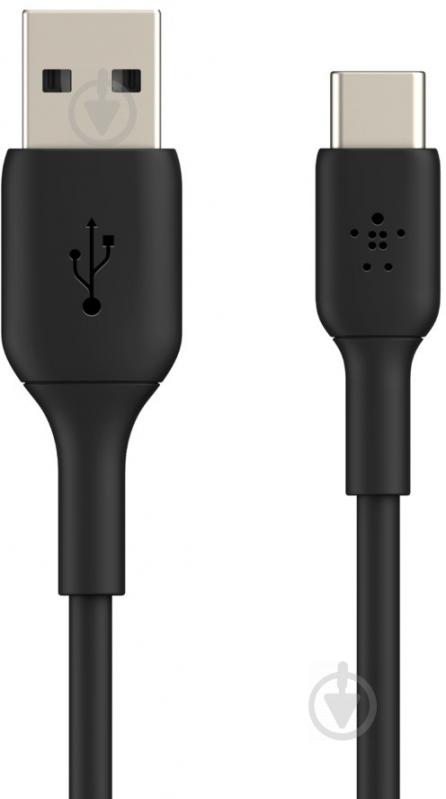 Кабель Belkin USB-C to USB-A PVC 1 м черный (CAB001BT1MBK) - фото 3